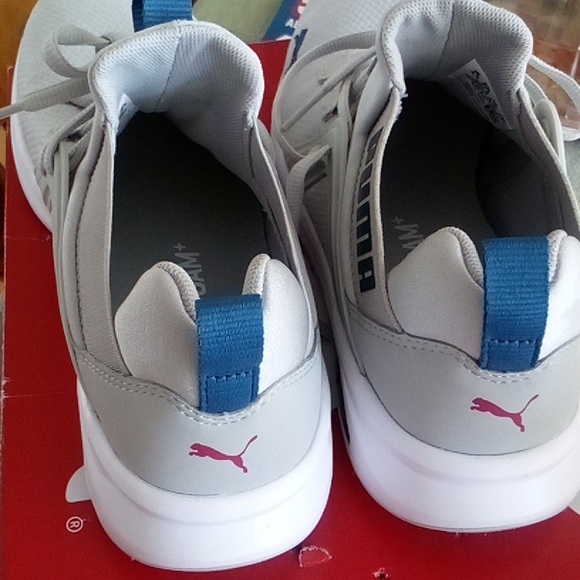 Puma Enzo 2 glow size 5.5Y fits Women's 7 ,gray violet LIKE NEW - Picture 4 of 6